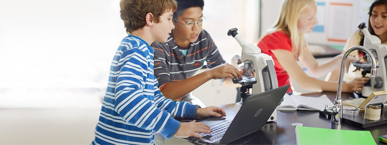 HP Education Slider